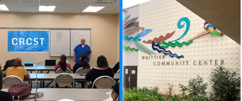 Whitter & Riverside CRCST Sterile Processing Class